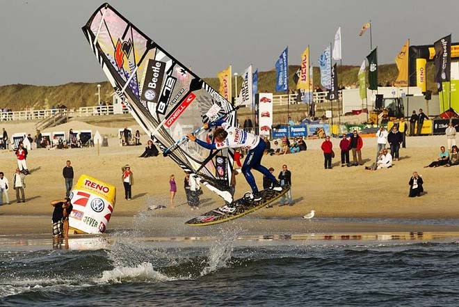 Van Broekhoven busts out the moves - PWA Reno World Cup Sylt Grand Slam 2011 Day 2 © PWA World Tour http://www.pwaworldtour.com